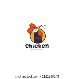 Fried rooster Royalty Free Stock SVG Vector and Clip Art