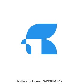 chicken head logo design graphic abstract
