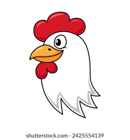 Chicken Head Logo Design, Grafiken und Icon Design