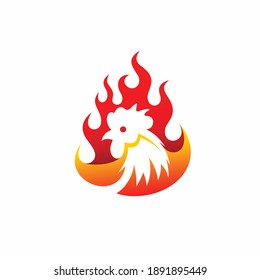 Chicken Head Logo, Grilled Chicken Logo