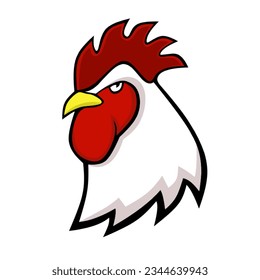 chicken head vector Art, icons