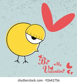 Chicken with heart