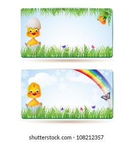 Chicken hen in the grass