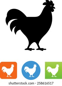 Chicken hen icon