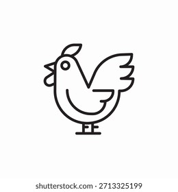 Huhn Symbol Vektor