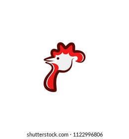 chicken hen mascot vector logo design