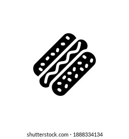 Chicken Hot Dog icon in vector. Logotype
