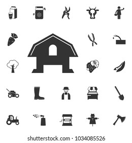 chicken house icon. Element of farming and garden icons. Premium quality graphic design icon. Signs, outline symbols collection icon for websites, web design, mobile app on white background