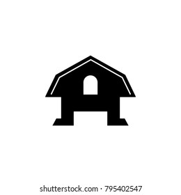 chicken house icon. Element of farming and garden icons. Premium quality graphic design icon. Signs, outline symbols collection icon for websites, web design, mobile app on white background