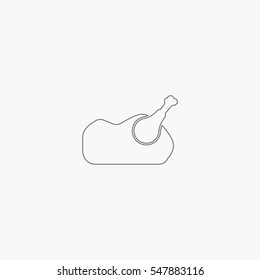 chicken icon for bbq