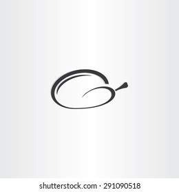 chicken icon black symbol design element