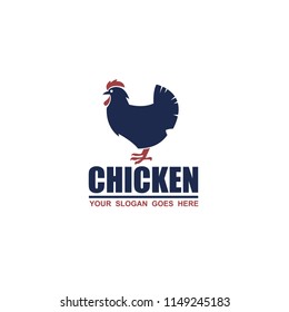 chicken icon design isolated on white background