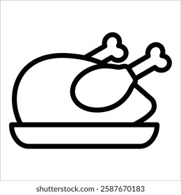 Chicken Icon Element For Design