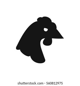 chicken icon illustration isolated vector sign symbol