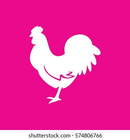 chicken icon illustration isolated vector sign symbol