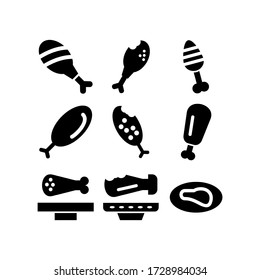 chicken icon or logo isolated sign symbol vector illustration - Collection of high quality black style vector icons
