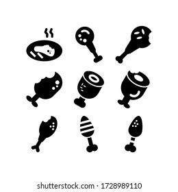 chicken icon or logo isolated sign symbol vector illustration - Collection of high quality black style vector icons
