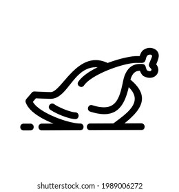 chicken icon or logo isolated sign symbol vector illustration - high quality black style vector icons
