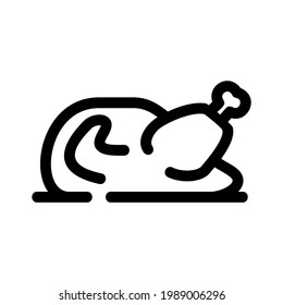 chicken icon or logo isolated sign symbol vector illustration - high quality black style vector icons
