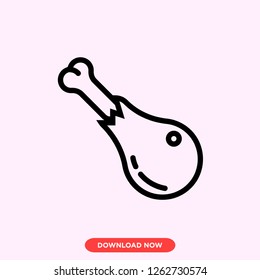 Chicken icon modern vector style