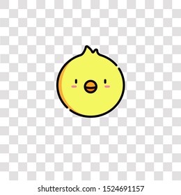 chicken icon sign and symbol. chicken color icon for website design and mobile app development. Simple Element from animals collection for mobile concept and web apps icon.