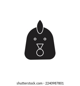 the chicken icon is suitable for your web, apk or project with a chinese new year theme