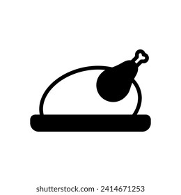 chicken icon symbol vector template