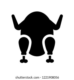 Chicken icon. Trendy Chicken logo concept on white background from Hotel and Restaurant collection. Suitable for use on web apps, mobile apps and print media.