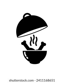 icono del pollo, mejor icono plano del vector.