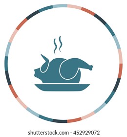 Chicken icon, vector design element