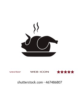 Chicken icon, vector design element