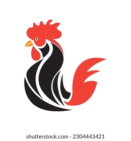 chicken icon vector design template