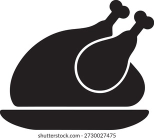  Chicken Icon – Vector Illustration	