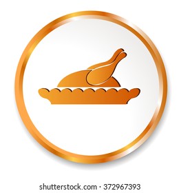 Chicken icon Vector Illustration