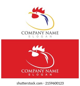 chicken icon vector illustration template design