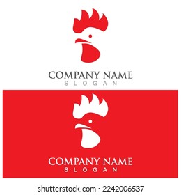 chicken icon vector illustration template design