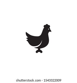 Chicken Icon, Vector Chicken Silhouette- Vector