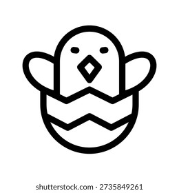 Chicken Icon Vector Symbol Design Illustration