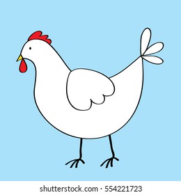 chicken illustration