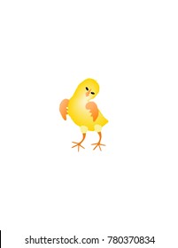 Chicken isolated illustration