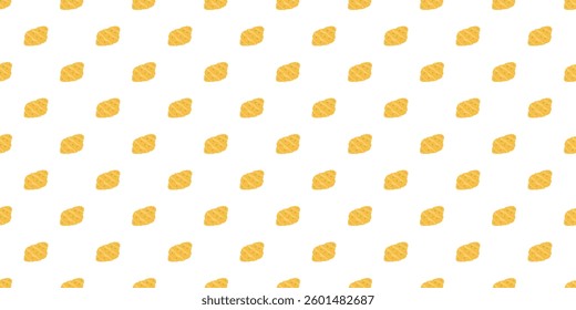 chicken katsu pattern background. Japanese chicken katsu seamless pattern background.