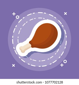 chicken leg icon