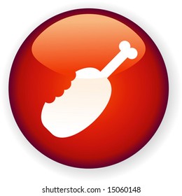 chicken leg icon.
