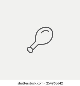 Chicken leg icon