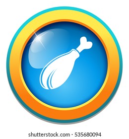 chicken leg icon