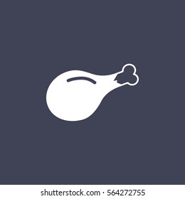 Chicken leg icon.
