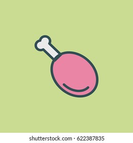 chicken leg icon