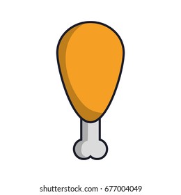 chicken leg icon