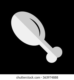 chicken leg  - vector icon