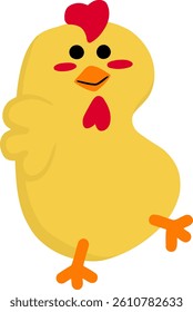 Chicken Letter Vector Element Alphabet Z